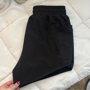 Shosho Women's Black Athletic Shorts with Pocket